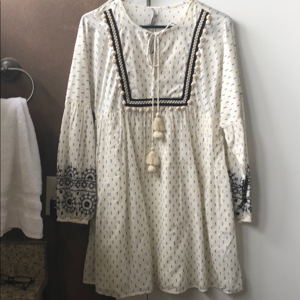 Zara Peasant Dress